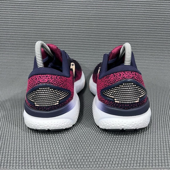 Brooks Ghost 16 Red Navy Blue Womens Athletic Running Walking Sneakers Size 9 - Picture 5 of 10